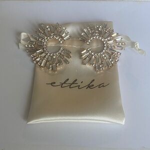 Ettika Radiant Gold Crystal Earrings